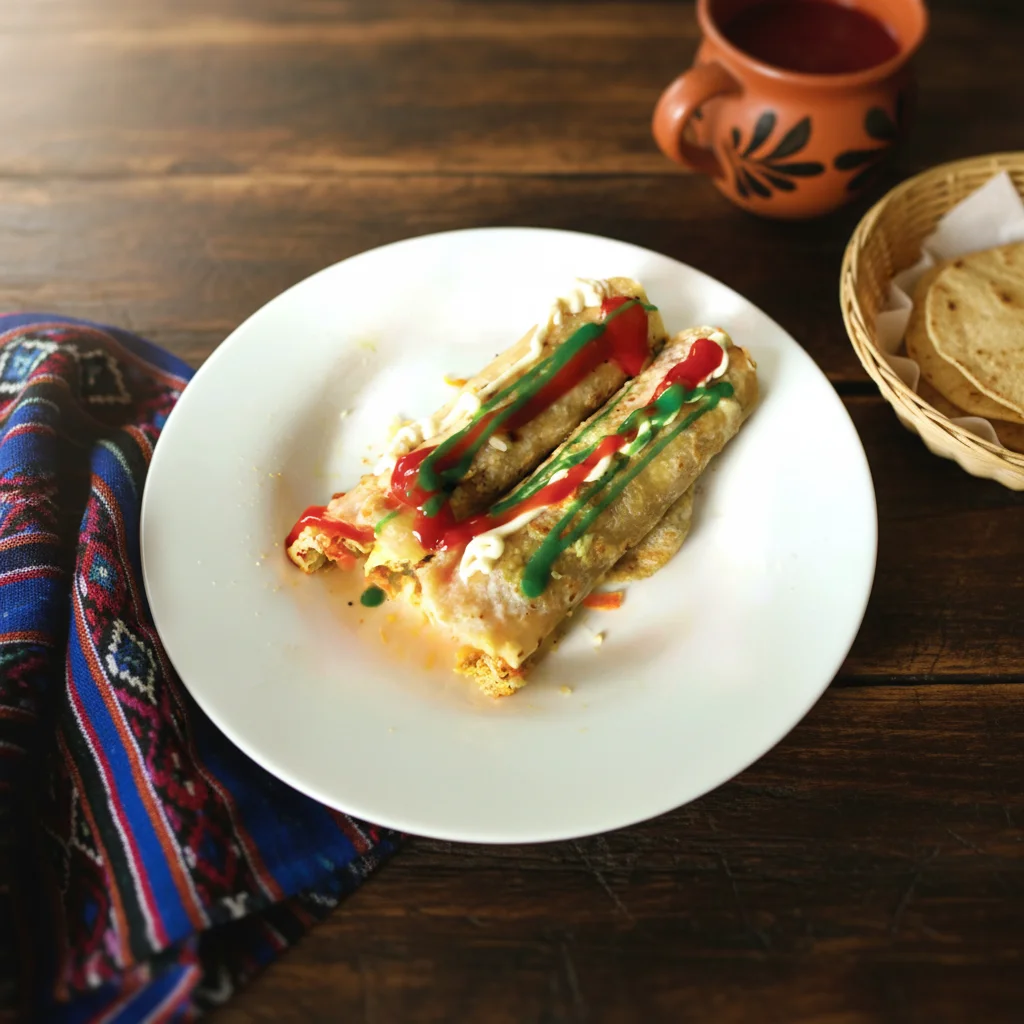 Burritos de Pollo | Chicken Burritos